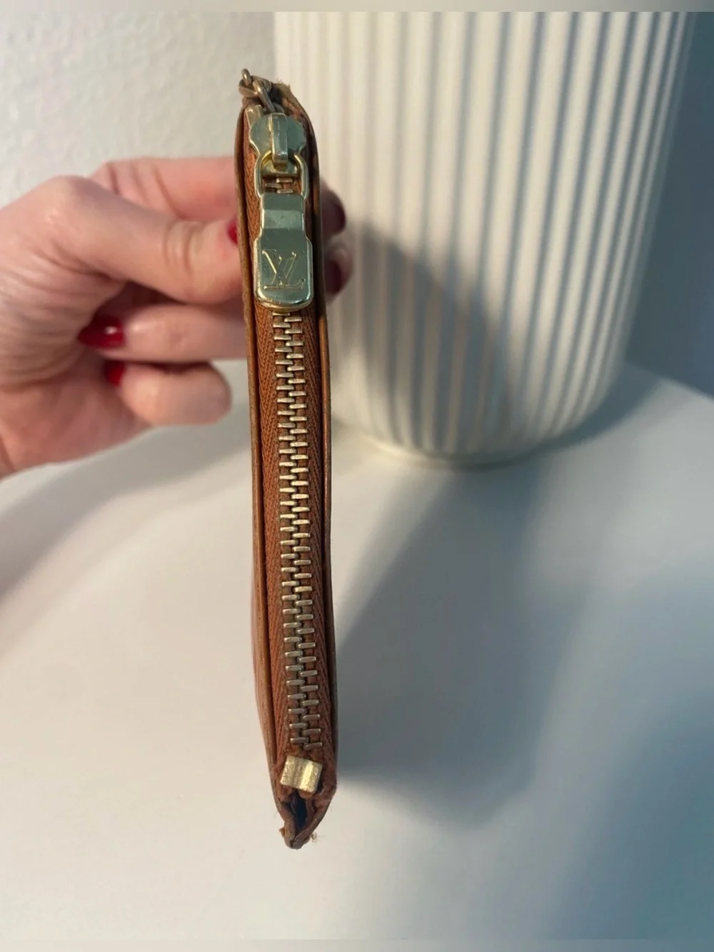 Final Price~ Vintage Louis Vuitton Key Clés Epi Leather In Kenyan Fawn